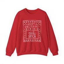 Load image into Gallery viewer, SPCA Cross Stitch Style Crewneck Sweatshirt