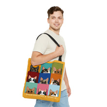 Load image into Gallery viewer, Peeking Cats Tote