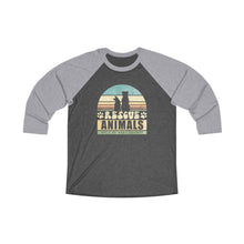 Load image into Gallery viewer, Rescue Animals Super Soft 3\4 Raglan Tee