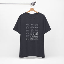 Load image into Gallery viewer, Rescued is My Favorite Breed — Line Drawing Tee