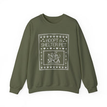 Load image into Gallery viewer, SPCA Cross Stitch Style Crewneck Sweatshirt