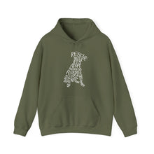 Load image into Gallery viewer, Rescue Dog Hand Lettered Hoodie