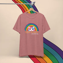 Load image into Gallery viewer, Love is Love Pride Tee (Cat)