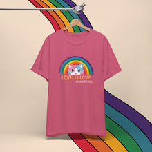 Load image into Gallery viewer, Love is Love Pride Tee (Cat)