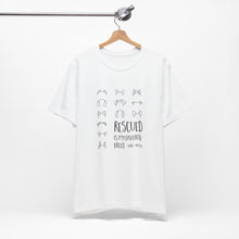 Load image into Gallery viewer, Rescued is My Favorite Breed — Line Drawing Tee