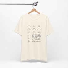 Load image into Gallery viewer, Rescued is My Favorite Breed — Line Drawing Tee