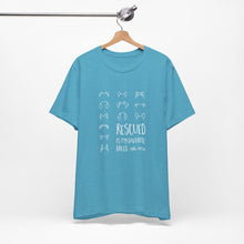Load image into Gallery viewer, Rescued is My Favorite Breed — Line Drawing Tee