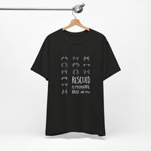 Load image into Gallery viewer, Rescued is My Favorite Breed — Line Drawing Tee