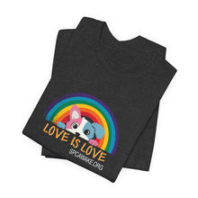 Load image into Gallery viewer, Love is Love Pride Tee (Dog)