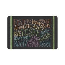 Load image into Gallery viewer, Rescue Hand Lettering — SPCA Pet Food Mat