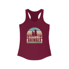 Load image into Gallery viewer, Rescue Animals Retro Sunset Racerback Tank