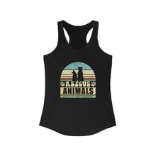 Load image into Gallery viewer, Rescue Animals Retro Sunset Racerback Tank
