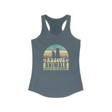 Load image into Gallery viewer, Rescue Animals Retro Sunset Racerback Tank