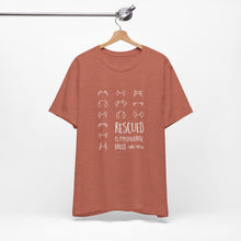 Load image into Gallery viewer, Rescued is My Favorite Breed — Line Drawing Tee
