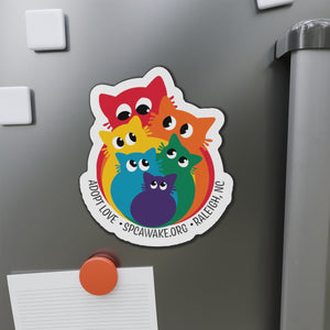 Pride Rainbow Cat Magnet