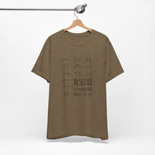 Load image into Gallery viewer, Rescued is My Favorite Breed — Line Drawing Tee
