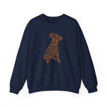 Load image into Gallery viewer, Rescue Dog Hand Lettered Crewneck Sweatshirt
