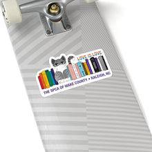Load image into Gallery viewer, Pride Cat Bookshelf Sticker
