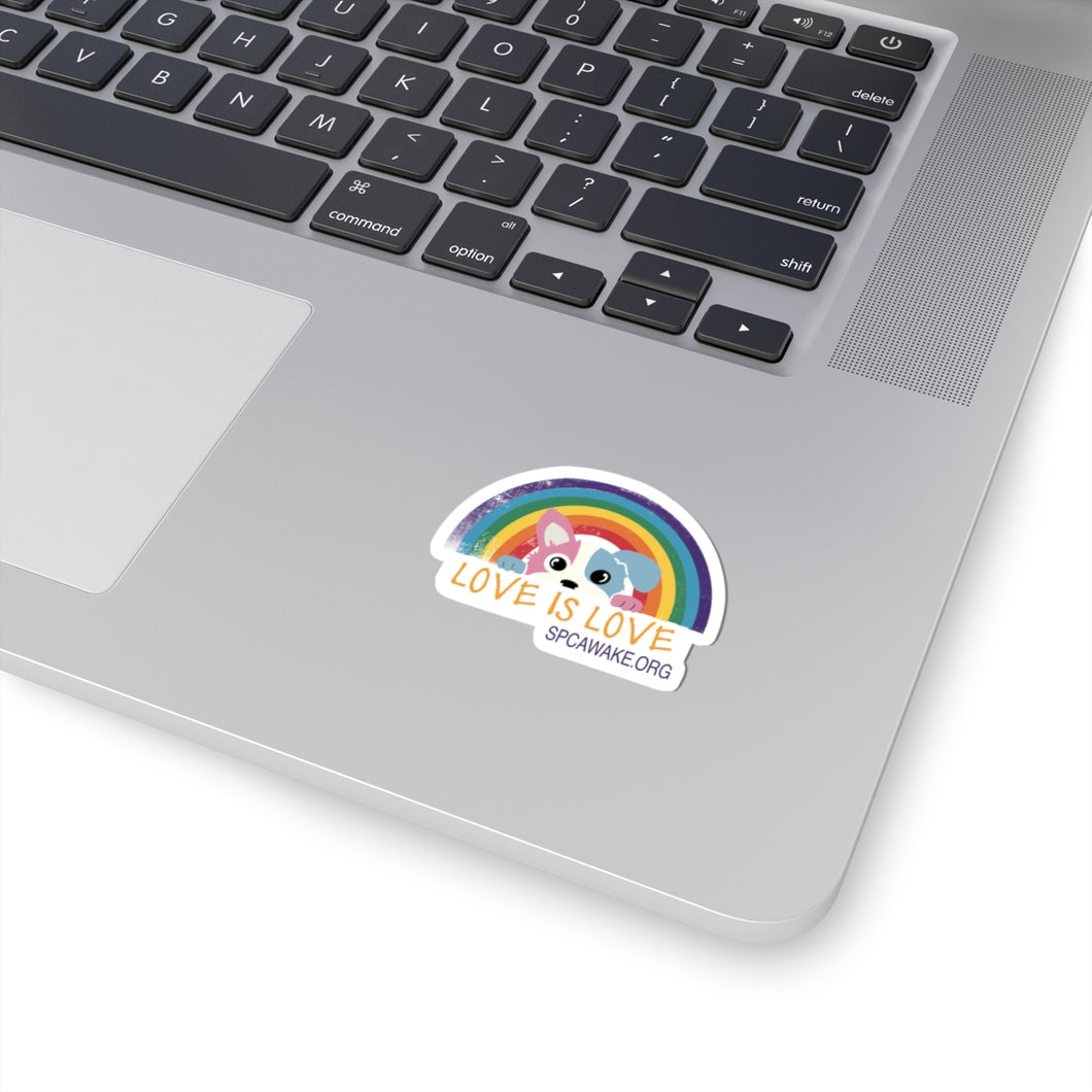 Love is Love (Dog) Pride Decal