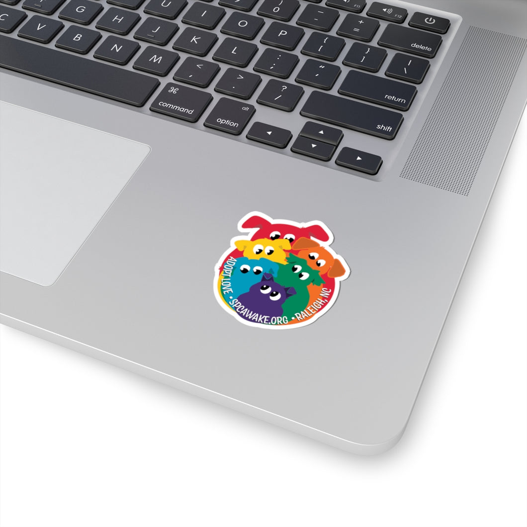 SPCA Wake Pride Dog Sticker