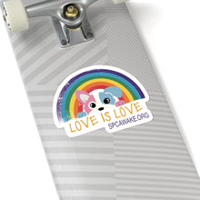 Load image into Gallery viewer, Love is Love (Dog) Pride Decal
