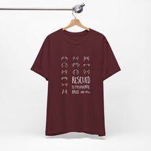 Load image into Gallery viewer, Rescued is My Favorite Breed — Line Drawing Tee
