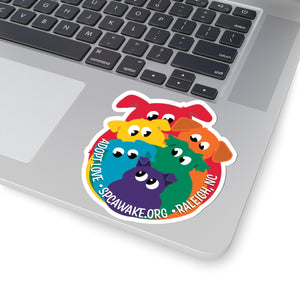 SPCA Wake Pride Dog Sticker