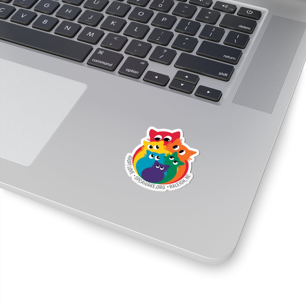 SPCA Wake Pride Cat Sticker