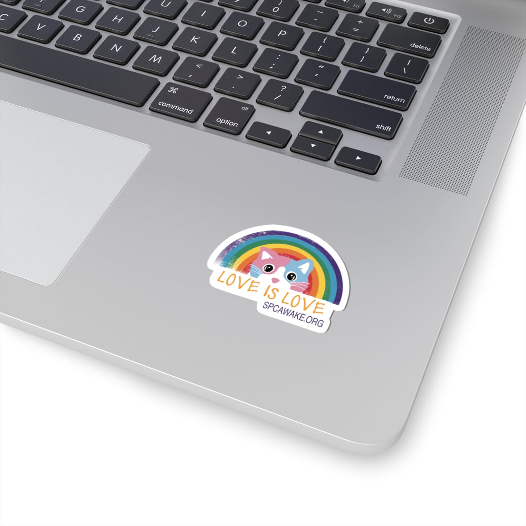 Love is Love (Cat) Pride Decal