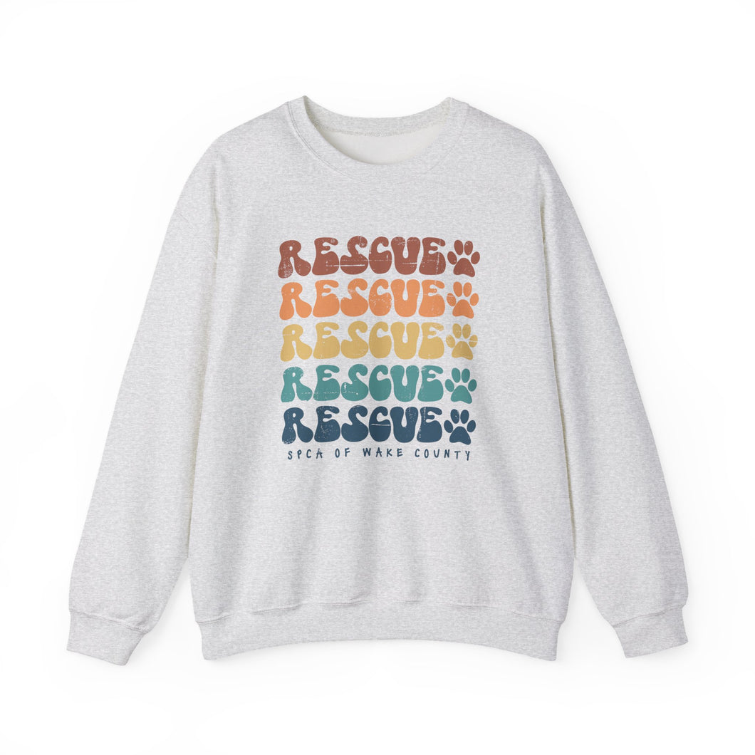 Rescue Retro Type Crewneck Sweatshirt