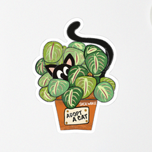 Load image into Gallery viewer, Plant Cat SPCA Sticker
