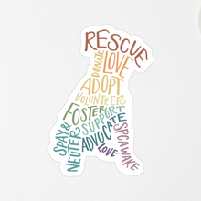 Load image into Gallery viewer, Rescue Dog Decal
