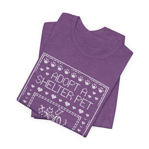 SPCA Cross Stitch Tee