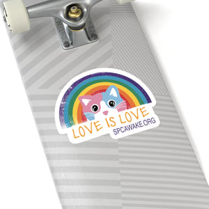 Love is Love (Cat) Pride Decal