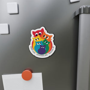 Pride Rainbow Cat Magnet