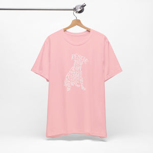 Rescue Dog Hand Lettered Tee