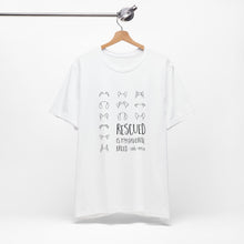 Load image into Gallery viewer, Rescued is My Favorite Breed — Line Drawing Tee
