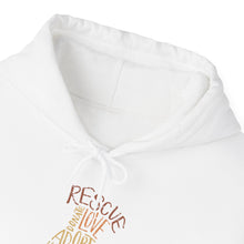 Load image into Gallery viewer, Rescue Dog Hand Lettered Hoodie
