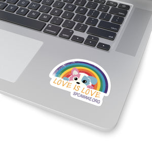 Love is Love (Dog) Pride Decal