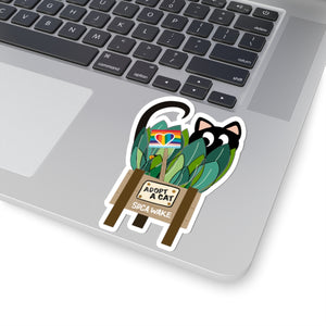 Plant Cat (Pride Edition) SPCA Sticker