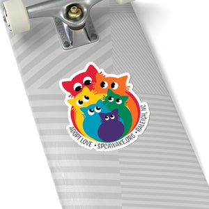 SPCA Wake Pride Cat Sticker