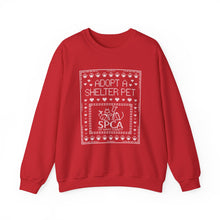 Load image into Gallery viewer, SPCA Cross Stitch Style Crewneck Sweatshirt
