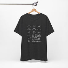 Load image into Gallery viewer, Rescued is My Favorite Breed — Line Drawing Tee

