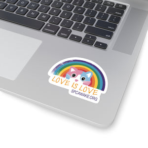 Love is Love (Cat) Pride Decal