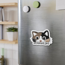 Load image into Gallery viewer, Peeking Cat SPCA Magnet
