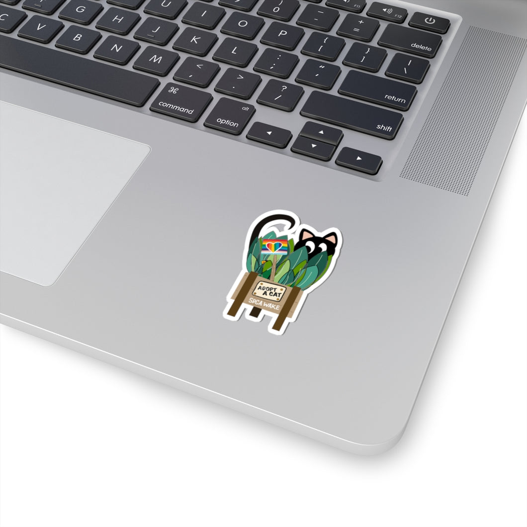 Plant Cat (Pride Edition) SPCA Sticker