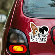 Load image into Gallery viewer, Best Friend on Board — Car Magnet
