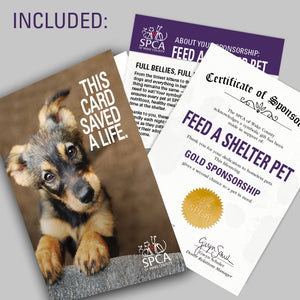 Gift Sponsorship: Feed a Shelter Pet