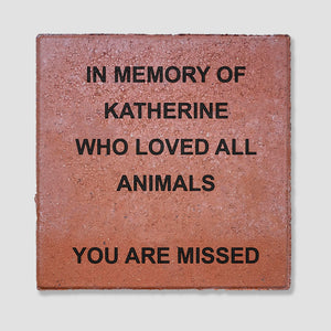 Honor and Memorial Paver — SPCA Legacy Walk