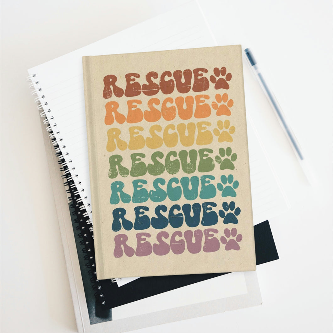 Retro Rescue Unlined Journal